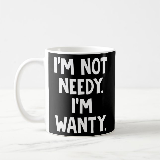 Mug Je Ne Suis Pas Nécessaire Je Suis Garantie (Gauche)