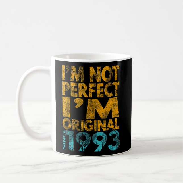 Mug Je ne suis pas parfait Je suis original 1993 (Gauche)