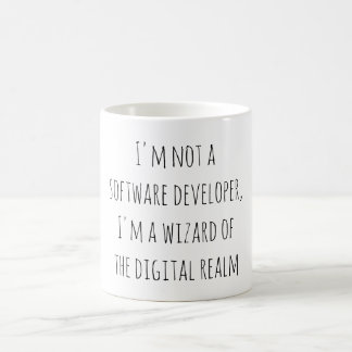 Mug "Je ne suis pas un développeur logiciel, je suis l