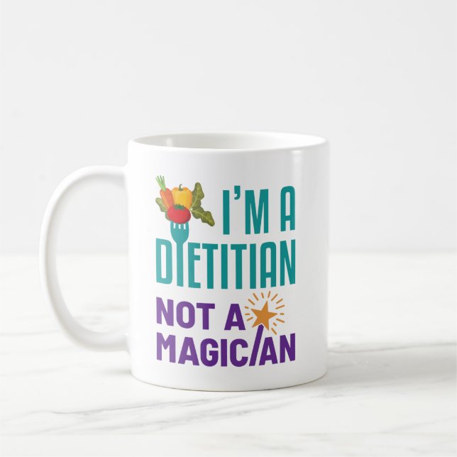 Mug Je ne suis pas un magicien diététiste (Gauche)
