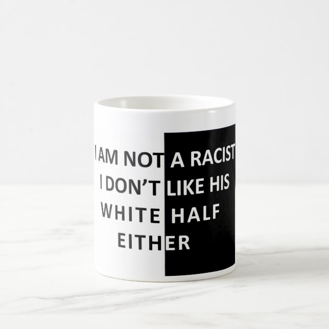 Mug Je ne suis pas un raciste (Centre)