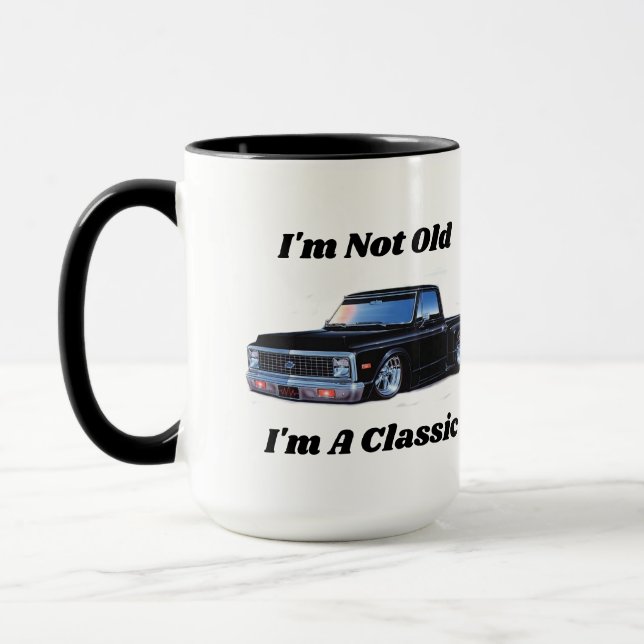 Mug Je ne suis pas une vieille rampe classique (Gauche)