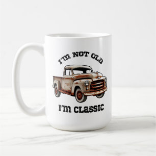 Mug JE NE SUIS PAS VIEUX, JE SUIS CLASSIQUE bête de ca