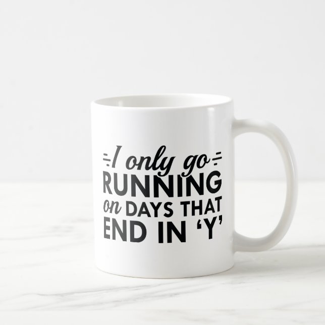 Mug Je ne vais courir (Droite)
