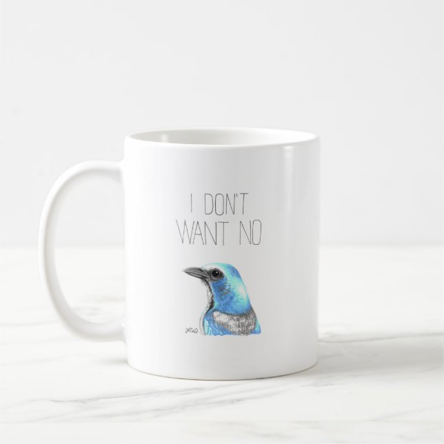 Mug Je ne veux pas d'insultes (Florida Scrub Jay) (Gauche)