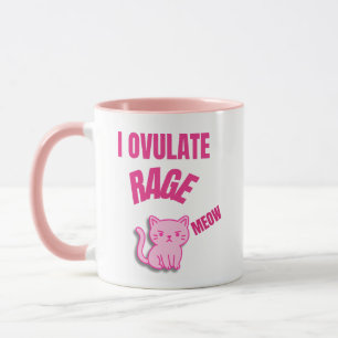 Mug Je Ovule de Rage Miaou – Chat Hormonale Drôle