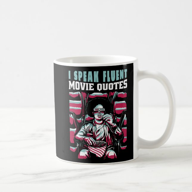 Mug Je parle couramment les citations de films (Droite)