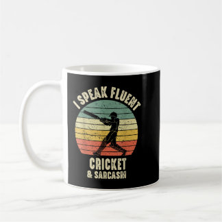 Mug Je Parle De Cricket Fluent Et De Sarcasme Dit Retr