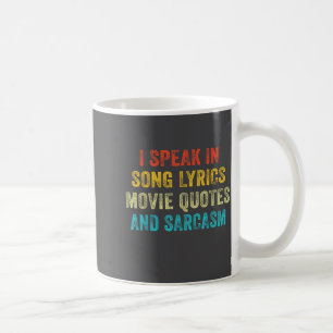 Mug Je parle en citations de films, paroles de chanson
