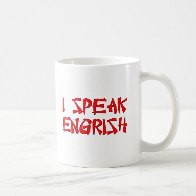 Mug Je parle Engrish (Droite)