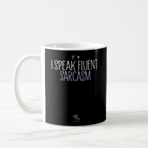 Mug Je Parle Fluent Sarcasme Sweat - shirt à capuche F