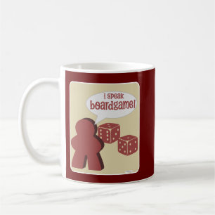 Mug Je parle jeu de société Fun Gamer devise
