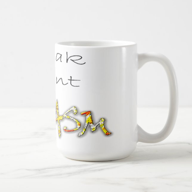 Mug Je parle le sarcasme fluide (Droite)