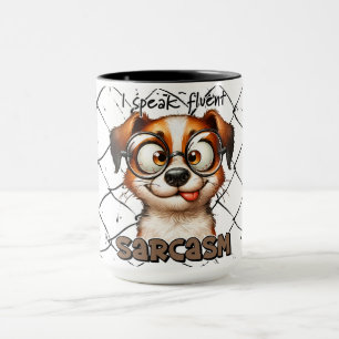 Mug "Je Parle Sarcasme Fluent." Café/Thé
