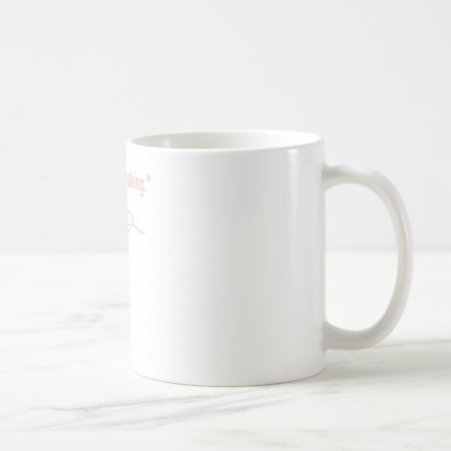 Mug Je parle toujours - Kamala (rose) (Droite)