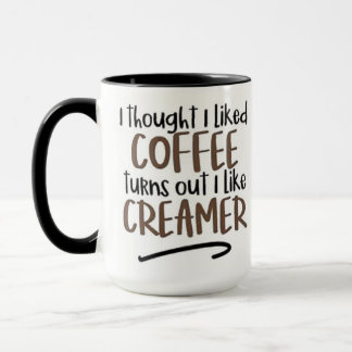 Mug Je pensais que j'aimais le café....