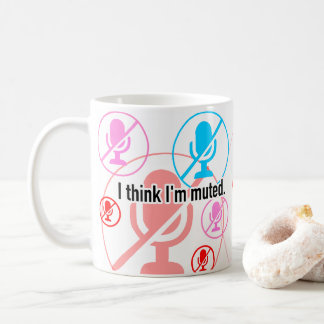Mug Je pense que je suis muet.