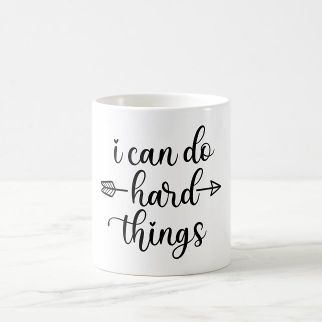 Mug Je Peux Faire Des Choses Dures (Centre)