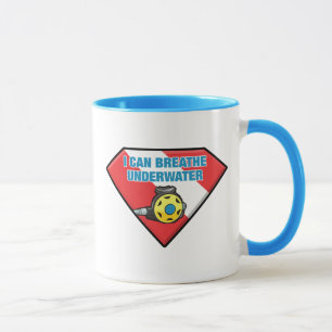 Mug Je peux respirer sous l'eau