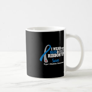 Mug Je porte du bleu et du gris pour mon fils Sensibil