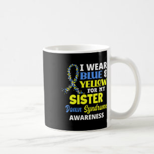 Mug Je porte du bleu et du jaune pour la journée de se