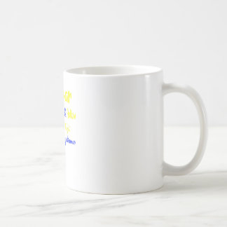 Mug Je porte du bleu jaune pour combattre le syndromeC