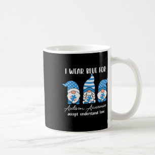 Mug Je porte du bleu pour la sensibilisation à l'autis