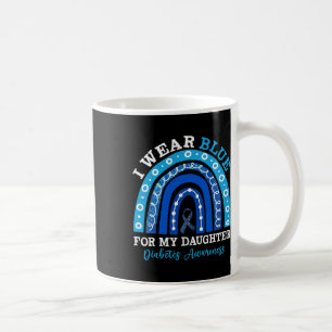 Mug Je Porte Du Bleu Pour Ma Fille T1D Diabète De Type