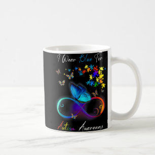 Mug Je Porte Du Bleu Pour Sensibilisation sur l'autism
