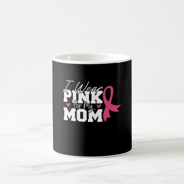 Mug Je Porte Du Rose Pour Ma Mère Sensibilisation Au C (Centre)