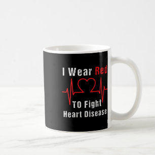 Mug Je Porte Du Rouge Pour Lutter Contre Les Maladies