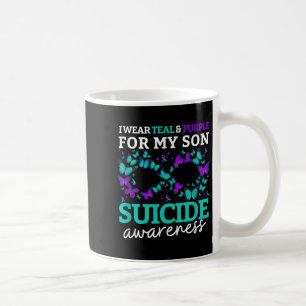 Mug Je Porte Du Violet Et Turquoise Pour Mon Fils Suic