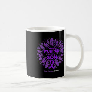 Mug Je Porte Du Violet Pour Mon Fils Tournesol Drogue