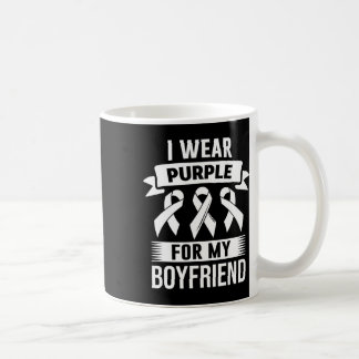 Mug Je Porte Du Violet Pour Mon Petit-Ami Sensibiliser