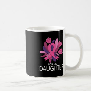Mug Je Porte Le Rose Pour Ma Fille Pink Ribbon