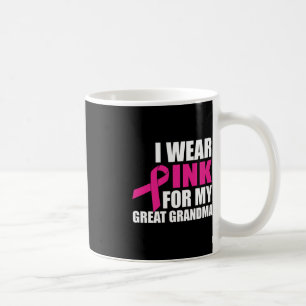 Mug Je Porte Le Rose Pour Mon Grand Grand Grand-Mère C