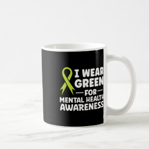 Mug Je Porte Le Vert Pour La Sensibilisation À La Sant