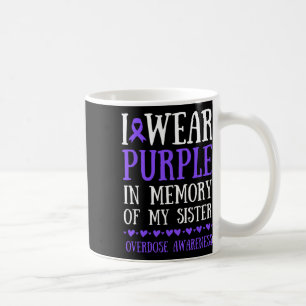 Mug Je Porte Le Violet En Mémoire De Ma Soeur À L'Époq