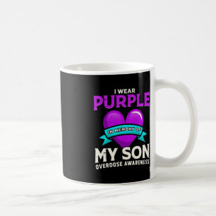 Mug Je Porte Le Violet En Mémoire De Mon Fils - Surdos