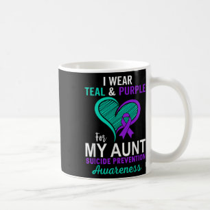 Mug Je Porte Turquoise &amp ; Violet En Mémoire De Ma 
