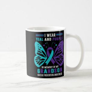 Mug Je Porte Turquoise Et Violet En Mémoire De Mon Pet