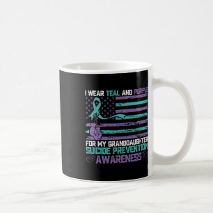 Mug Je Porte Turquoise Et Violet Pour Ma Petite-Fille 