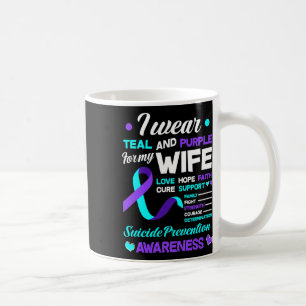 Mug Je Porte Turquoise Et Violet Pour Mon Épouse Suici