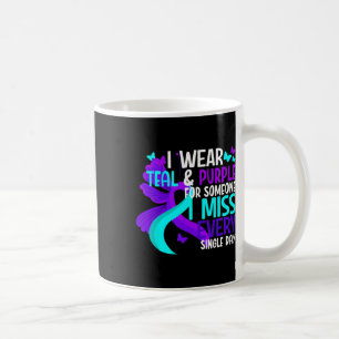 Mug Je Porte Turquoise Et Violet Pour Quelqu'Un Qui Me