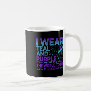 Mug Je Porte Turquoise Et Violette Prévention Du Suici