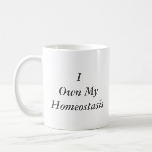 Mug Je possède ma biologie de l'homéostasie, nerd en n