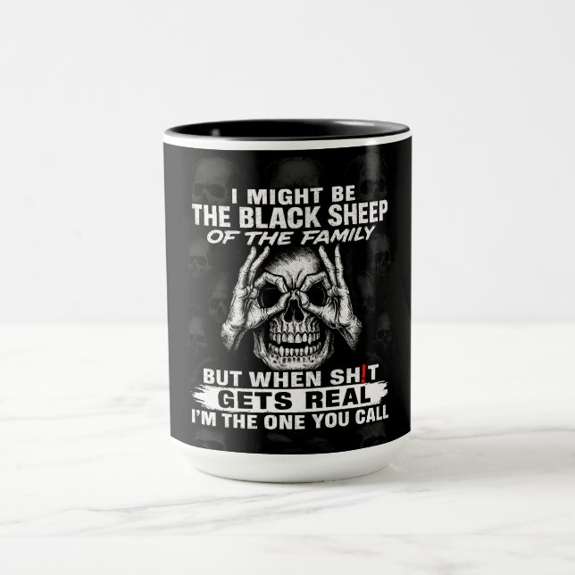 Mug Je Pourrais Être Le Mouton Noir De La Famille (Centre)