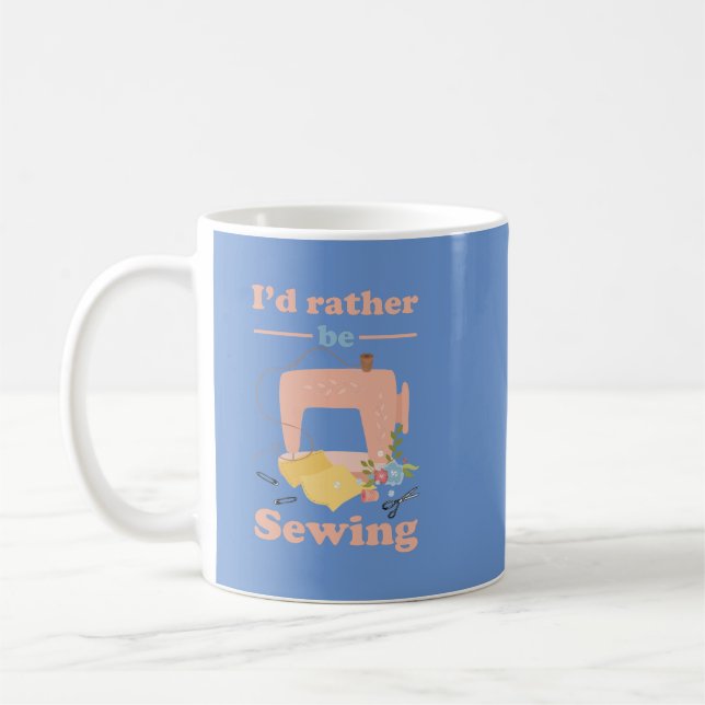 Mug Je préfère être cousu pour les femmes (Gauche)