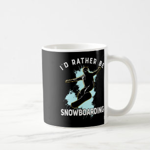 Mug Je préfère être Snowboard Winter Sport Cadeaux Hom