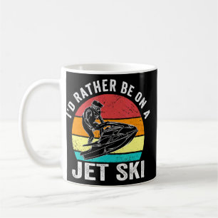 Mug Je préfère être sur Jet Ski Vintage Jet Ski